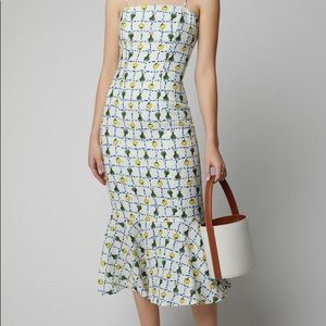 Staud Lychee Linen Dress